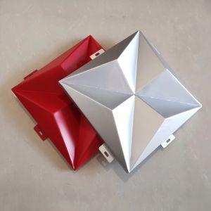 Fireproof Grade A Anodized Aluminum Veneer Curtain Wall with Sound Insulation