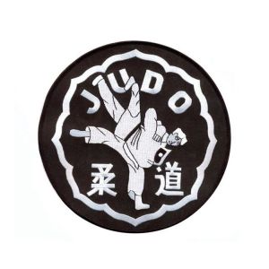 Polyester 49mm Logo Embroidery Patch