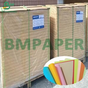100gsm - 250gsm Colourful Uncoated Bristol Paper 1350mm Width DIY Color Card