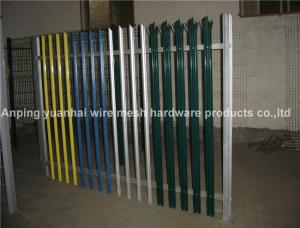 Quality High Strength Galvanised Palisade Fencing Heat Treated Pressure Treated Wood Type for sale