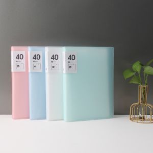 customized A4 size transparent pocket file with the best and 0.65mm material