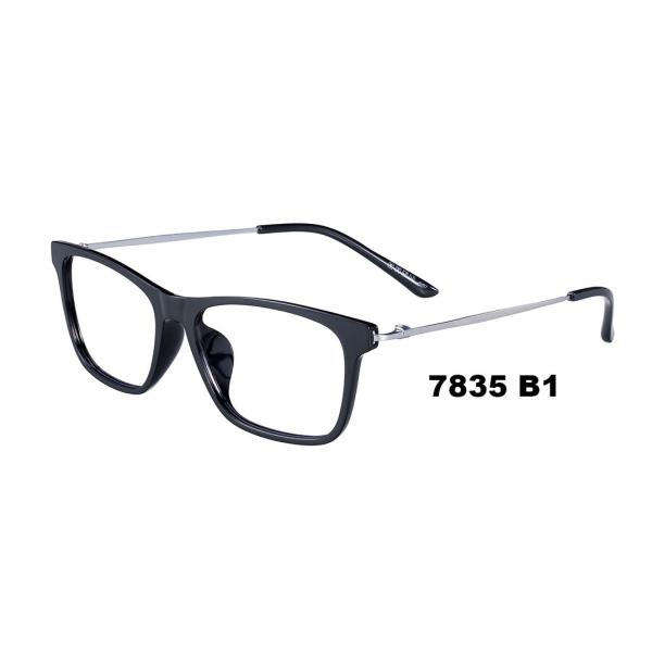 Buy Unisex Prescription Eyeglass Frames , Metal Temple Plastic Optical Square Frames at wholesale prices