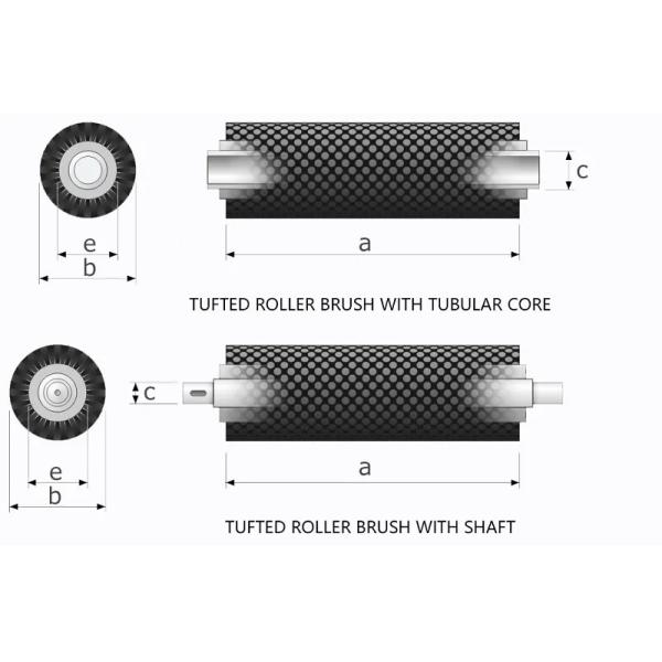 Rotating Industrial Roller Brush Sweeper For Photovoltaic Solar Panel Cleaning