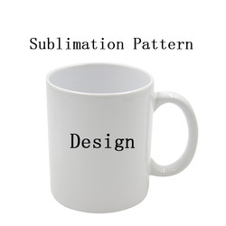 Custom Vacuum Insulated Tumbler 12 Ounce Vacuum Mug Ceramics White Blank Mug For