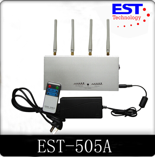 Professional Auditoriums Cell Phone Signal Jammer With Jamming Range 15m
