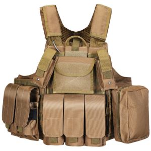 Breathability Adjustable Shoulder Straps Combat Ballistic Vest For Effective