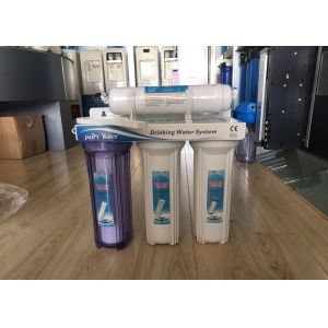 China 4 Stage 50 GPD Non - Electrical Household Water Filter Filtration Drinking Water System on sale