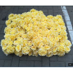 UVG wedding decoration wholesale gridding artificial flower wall for stage