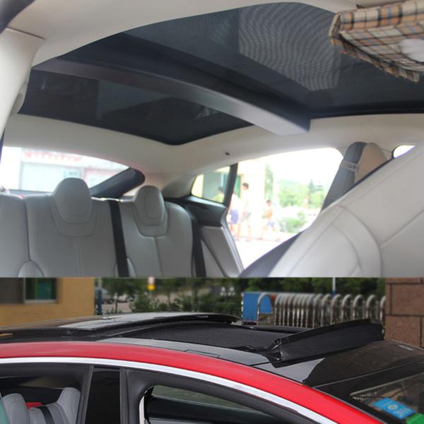 Topfit Sunroof Sunshade for Tesla Model S, 2012-2017, Includes 2 Pieces