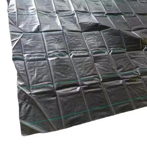 100% Polypropylene Woven Geotextile Fabric Black Agricultural Weed Mat