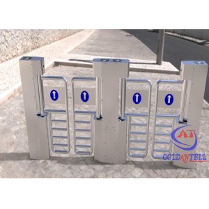 Pedestrian access swing barrier gate with biometric recognition system / ESD