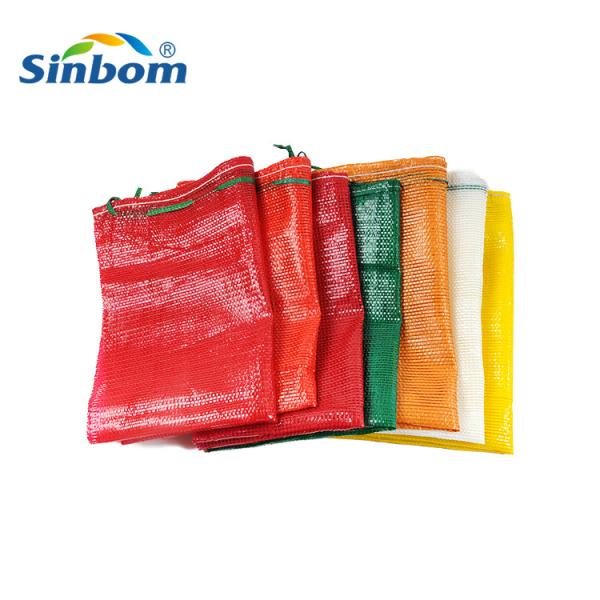 Buy Vegetable And Fruit Packaging Poly Mesh Leno Bags Customized at wholesale prices