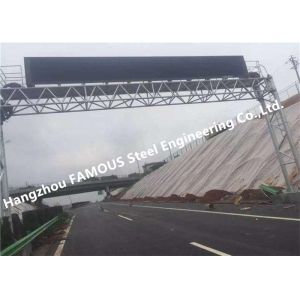 Galvanized Structure Gantry Portal Steel Frame Traffic Lights And Guideboards