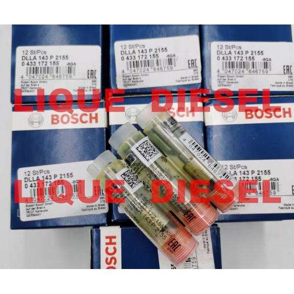 Buy BOSCH Genuine Fuel Injector Nozzle 0433172155 , DLLA143P2155 , 0 433 172 155 , DLLA 143 P 2155 at wholesale prices