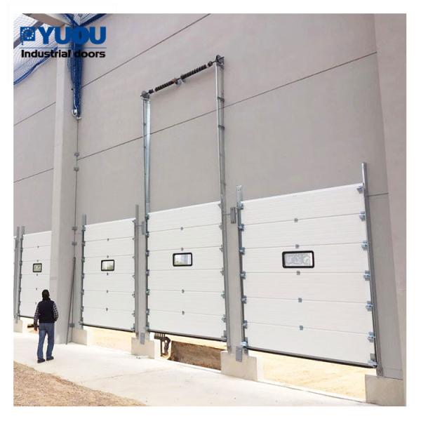 Industrial Sectional Overhead Door Thermal Insulation 75mm 100mm thickness