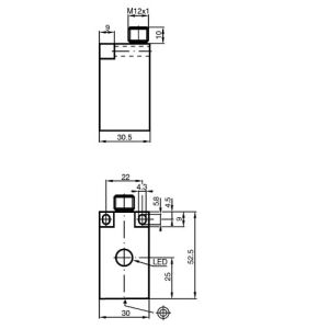 NBN15-F11-E2-V1 Inductive Sensor 15mm Range F11 Flush Mount IP67 Pepperl+Fuchs