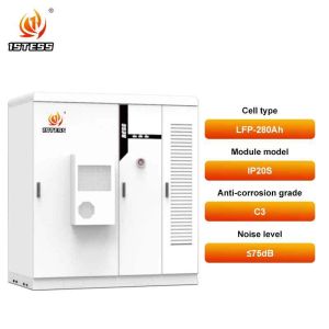 Industrial LiFePO4 Battery Storage System 107-125kWh IP55