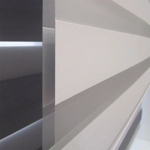 Functional Bathroom Window Coverings Durable Zebra Blind Fabric with Heat