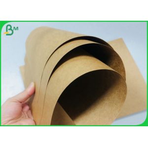 100% Virgin Pulp 135g 170g 250g Brown Kraft Paper Reel For Gift Carton Box