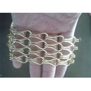 Quality Wire Diameter 2.0mm Decorative Metal Mesh Aluminium Fly Curtain for sale