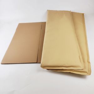 Eco friendly Roadside Recyclable kraft paper thermal liners Wool Material Box