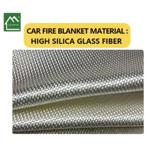 Vehicles High Silica Glass Fiber Fire Extinguisher Blanket Customizable