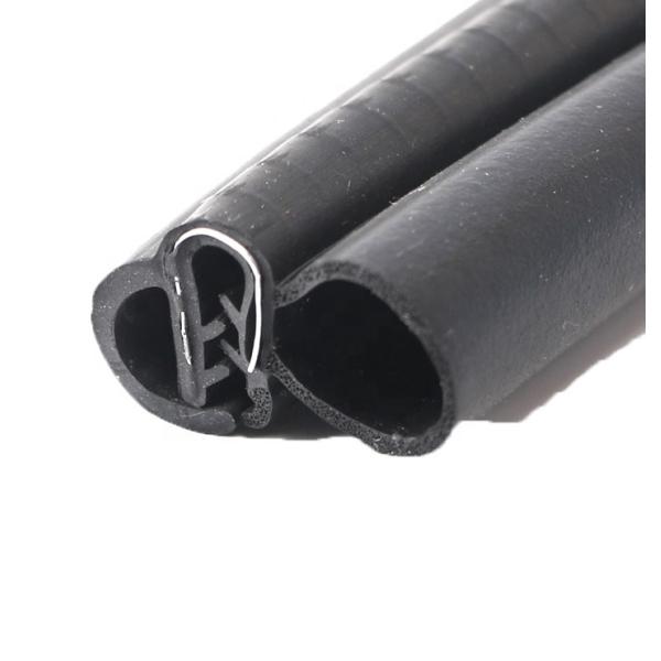 20-90 Shore Hardness EPDM Rubber Profile for Automatic Car Door Safety Edge Protection
