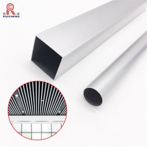 Quality Lightweight Powder Coated Aluminium Pipe 10mm Width High Strength for sale