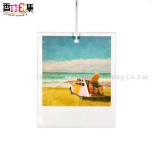 Eco Friendly Hanging Paper Air Freshener Two Sides Printing