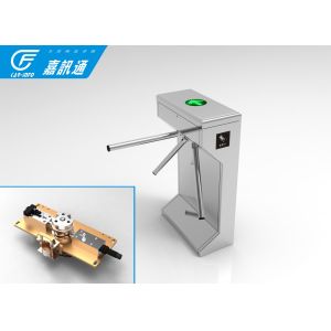 Quality Outdoor Biometric Vertical Tripod Turnstile Semi Automatic For Swiming Pool Gates for sale