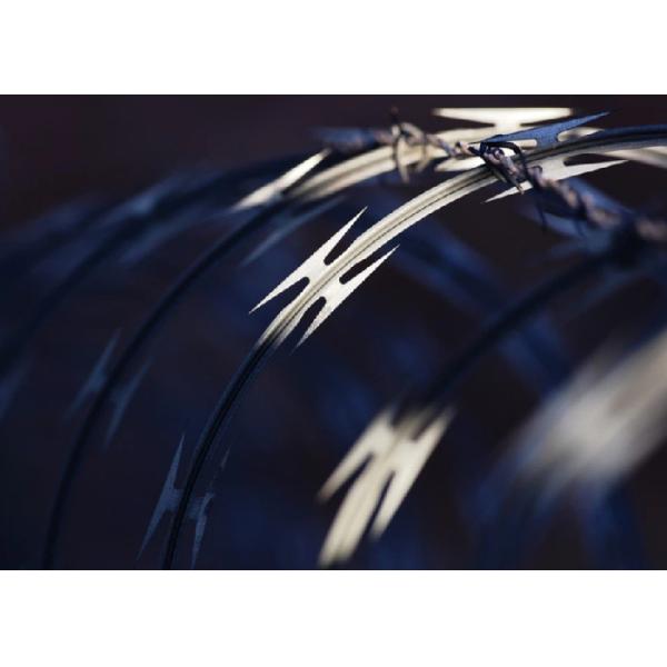 304 Stainless Steel Anti Climb Razor Wire BTO-18 22 28