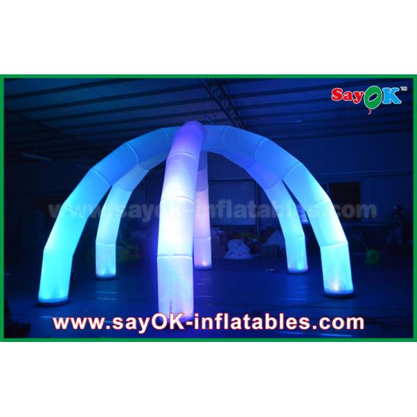 Arch For Wedding Led Lighting Decoration Inflatable Arch / Round Arch Six Leg With Figure