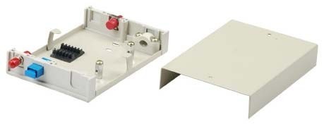 Practical 6 Fiber Optic Termination Box Wear Resistant No Need Screws