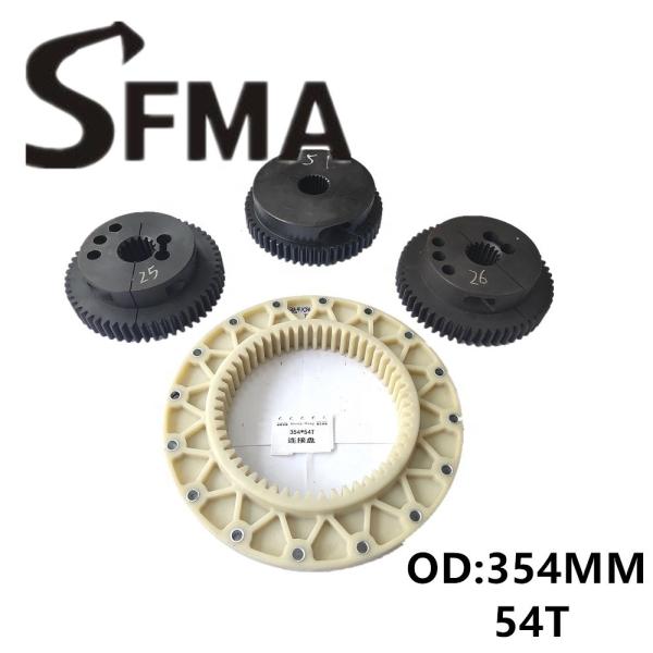Buy 354MM Digger Excavator 54Teeth Connection Plate at wholesale prices