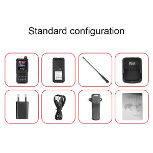 1-8km Handheld M-UV7 Full Band Emergency Two Way Radio Alarm LCD Screen