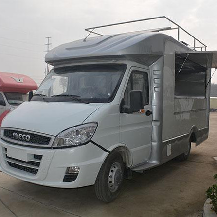 Buy China Popular Gasoline Engine Mobile Catering Food Van at wholesale prices
