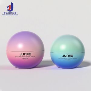 200g 100g Cosmetics Plastic Jar Ball Shape Eye Facial 50g Plastic PP Cream Jar Cosmetic Sphere Jar with Plastic Lid