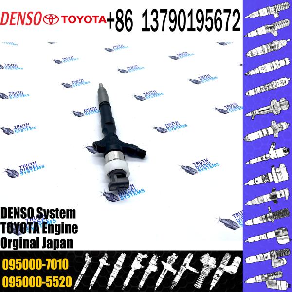 D-ENSO 095000-7010 23670-39165 original new Diesel Fuel Injector 095000-7010 For T-oyota Truck 2KD Engine