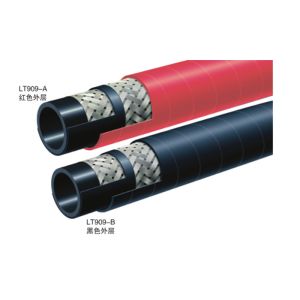 EPDM Black Rubber Steam Hose with NPT Fittings