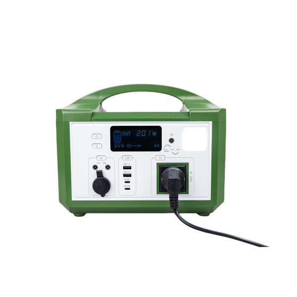 Buy CE Approved Wireless Charging Uninterrupted Portable Solar Power Bank With Green Plastic Case For UPS Backup System at wholesale prices