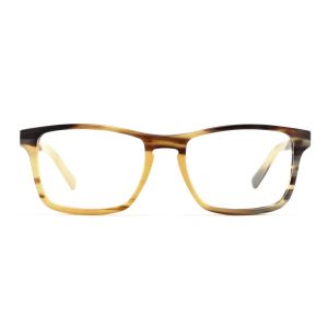 Retro Rimmed Horn Frame Glasses