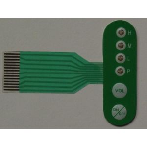 Dustproof 3M Rear Adhesive Custom Membrane Keyboard With Silk Printing