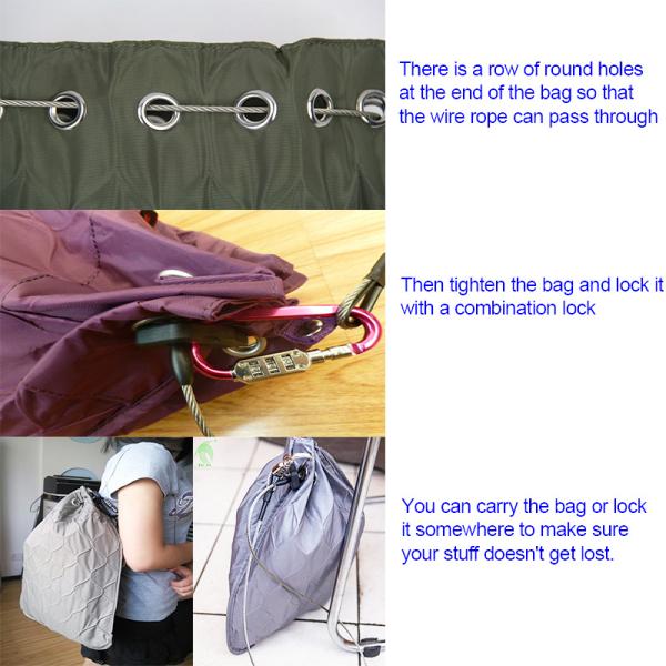 China Stainless Steel Anti-Theft Security Wire Mesh Bag