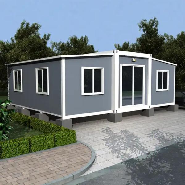 Expandable Container House with Rock Wool Sandwich Panel for Sustainable and