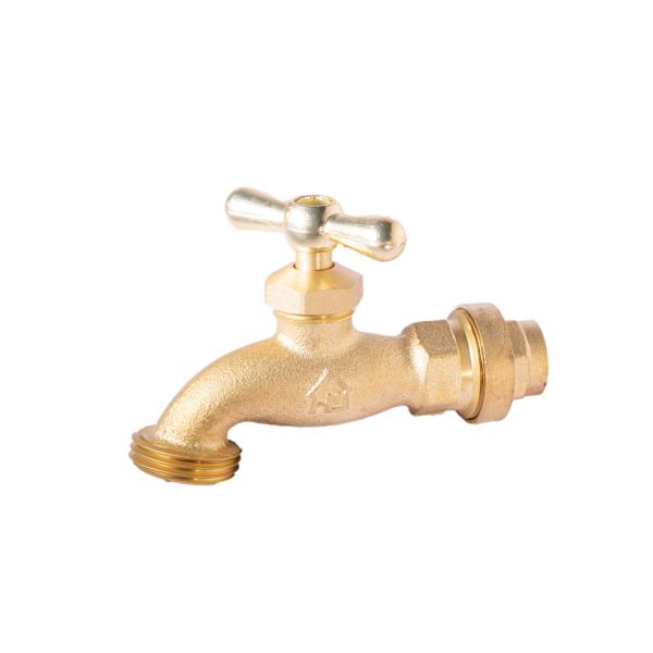 3/4 Inch NPT Slow Open T Handle Brass Bibcock Valve Bibb Faucet Valves For