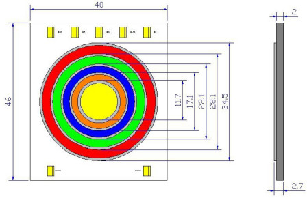 CRI98 5600K 3200K 100W 200W Cob Led Rgbw For Studio Video Film Shooting