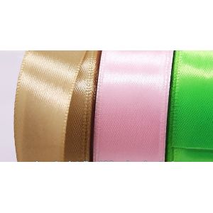 Polyester Satin Ribbon Roll in Solid Color for Sustainable Gift Wrapping