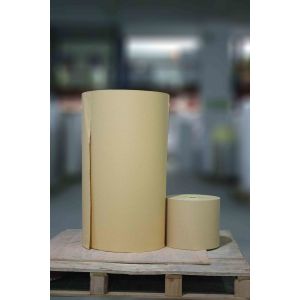 No Printing Self Adhesive Kraft Paper Roll Water Activated Adhesive Abrasion