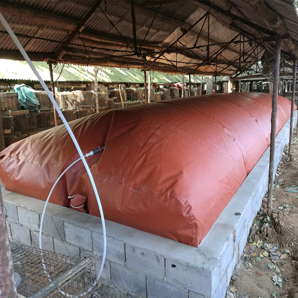 500 Tons 1.0mm Tarpaulin Methane Storage Tank Portable Storage Tank High Strength Material