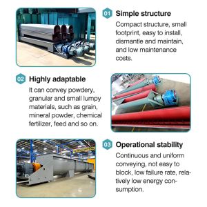 custom Thermal Screw Conveying Chemical Powder Equipment Electrically Stainless